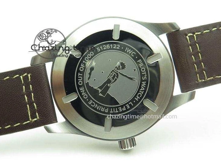 MIROTIME 0202 Mark XVII Le Petit Prince MK Maker 1:1 Best Edition SS Blue Dial On Brown Leather Strap A ComfortFit 7377